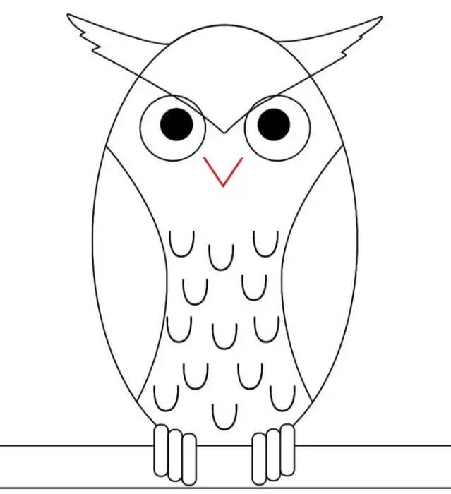 √ 47+ Cara Menggambar Burung Hantu, Garuda, Merak & Elang
